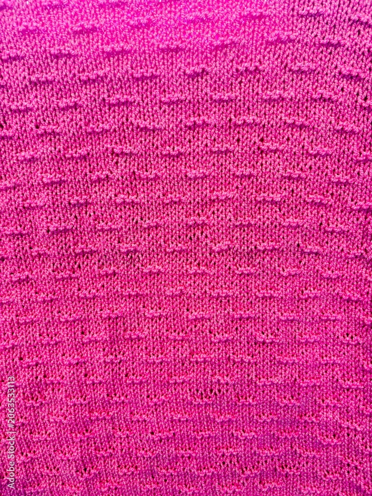 Fototapeta premium bright pink knit textured blanket