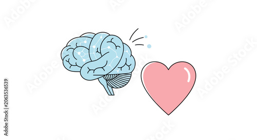 Stylized light blue brain with white nodes and lines