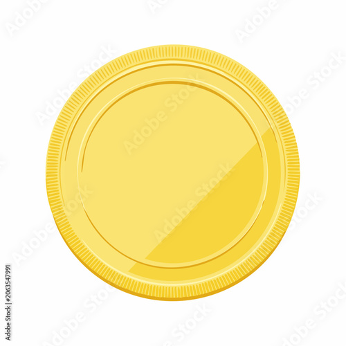 Blank Gold Coin