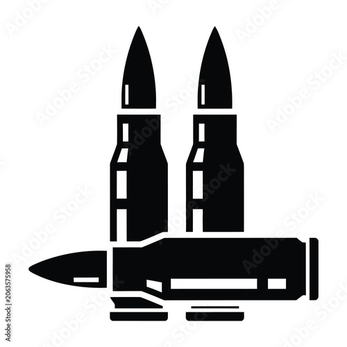 Quadro em tela Bullets and ammunition