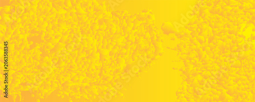 Yellow abstract background with grunge liquid splash texture pattern