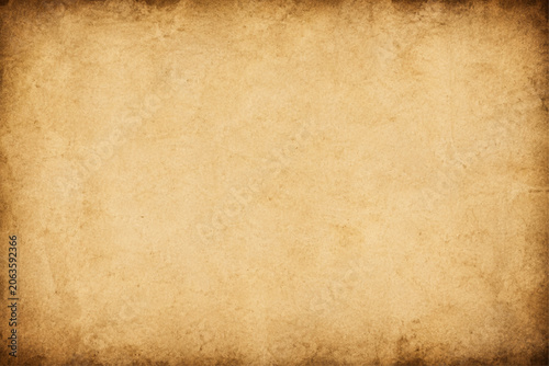 Konstfotografi Aged parchment paper texture with darkened edges and mottled surface