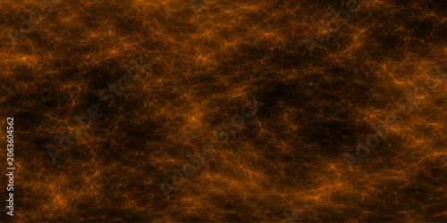 Canvas Print A cosmic nebula of fiery orange and deep black swirls, a stunning visualization of the universe's raw, untamed beauty and the vastness of space