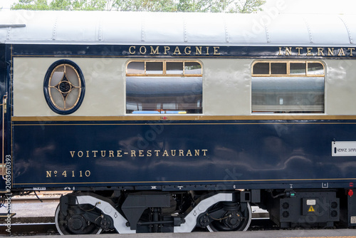 Εκτύπωση καμβά Venice Simplon Orient Express Train at Nyugati Railway Station Budapest