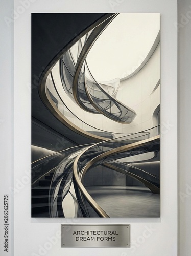 Modern Luxury Abstract Wall Art with Gold and Marble Elements