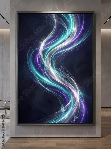 abstract background with smoke