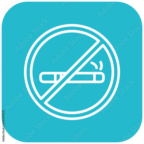 Obraz na plátně No Smoking Icon
