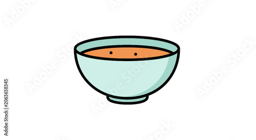 Slika na platnu A bowl of soup is served.