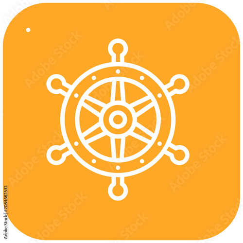 Fotografie Helm (Steering Wheel) Icon