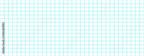 Hand Drawn Blue Grid Pattern on White Background, Irregular Geometric Mesh Texture and Minimal Notebook Wallpaper