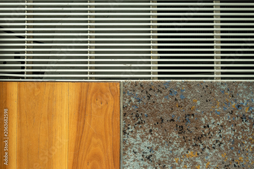  mix of a carpet and wood flooring