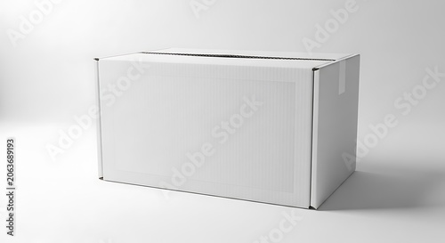 Modern minimalist white kitchen cabinet with drawer.