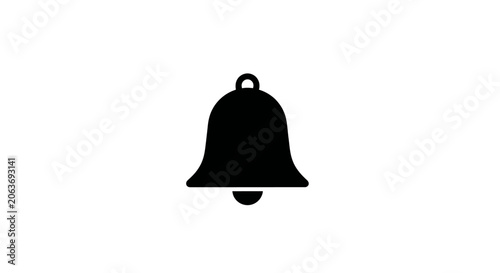 Photography Black Bell Icon Symbol Shape.