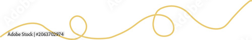 Abstract golden flowing wave line decoration, premium luxury ornament for wedding cards, certificates, and graphic design