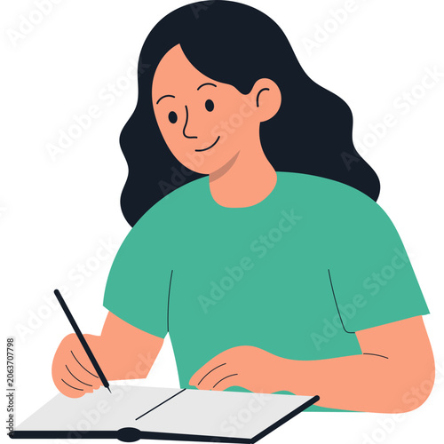 Handrawn People Work Illustration