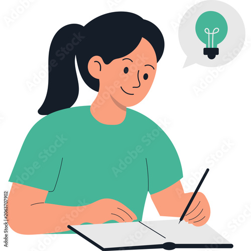 Handrawn People Work Illustration