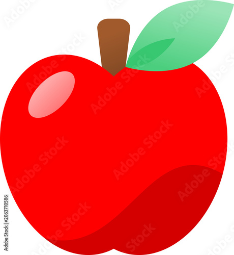 Red apple fruit icon PNG