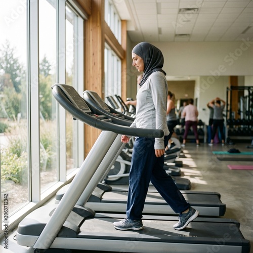 Muslim Women Wellness & Fitness Lifestyle.