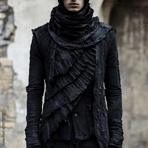 Minimalist streetwear dark tone apparel high resolution picture