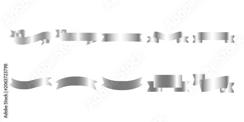 Silver Ribbon Illustration