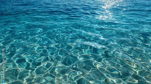 close up of clean cristaline sea water