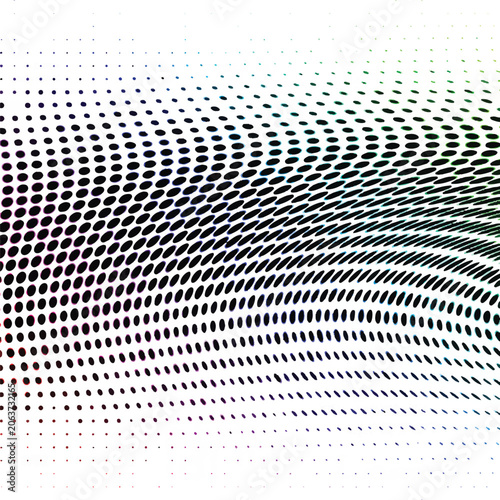 Abstract monochrome grunge halftone pattern. Vector illustration
