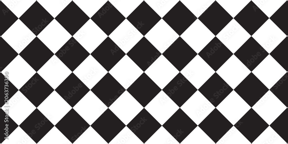 Naklejka premium Checkered flag wave on white background design for sport race championship vector illustration.