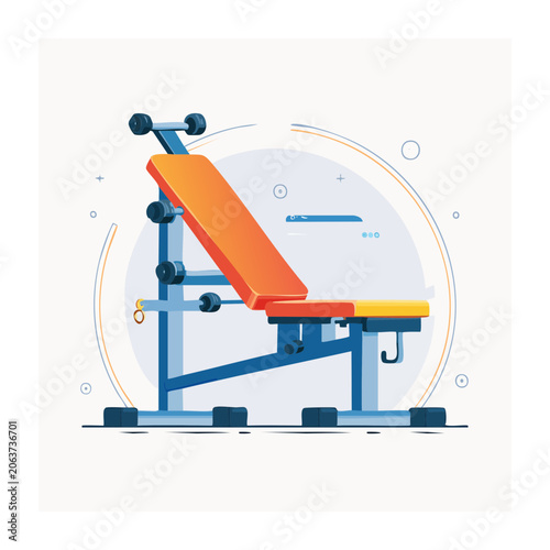 Flat design gear mechanism with cogwheels and lever