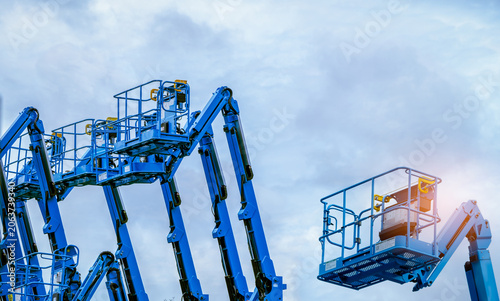 Konstfotografi Articulated boom lift