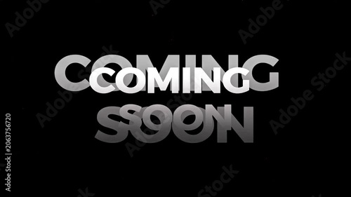 Dynamic Typographic Display Featuring Energetic Kinetic Text Design for Upcoming Project Announcements and Digital Marketing Event Teasers