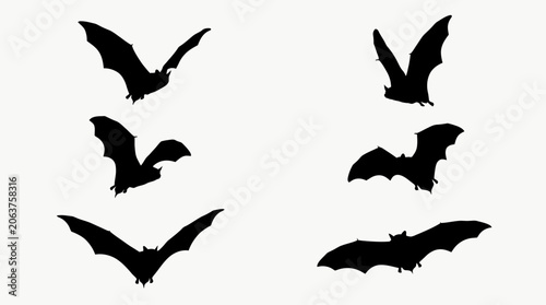 Vibrant multicolored animal silhouettes pattern background.