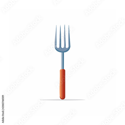Flat design thermometer icon isolated