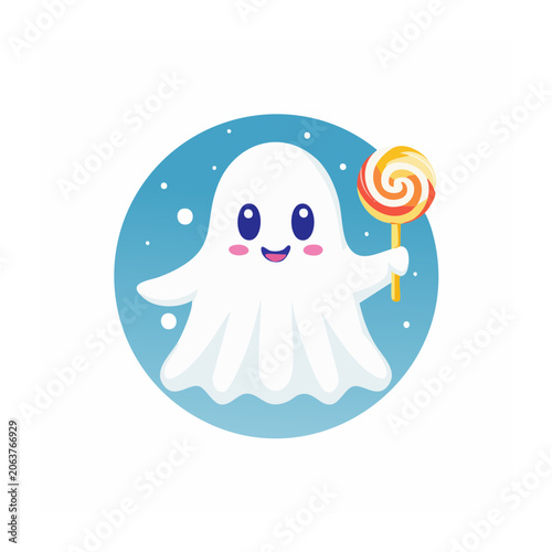 Smiling cloud with rainbow and sun vector