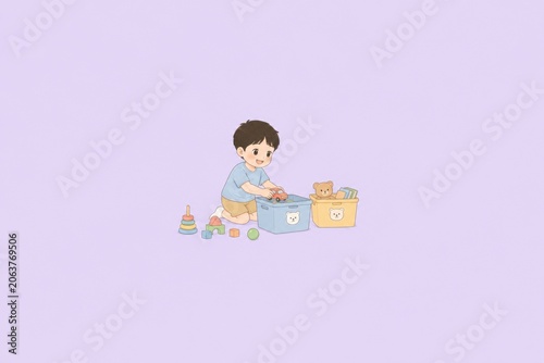 Cute child reading by a sunny window in a cozy pastel room, peaceful learning and home lifestyle.