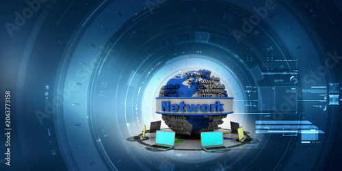 3d rendering technology Computer network