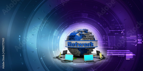 3d rendering technology Computer network