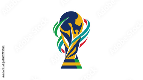 Foto FIFA World Cup Trophy Symbol.