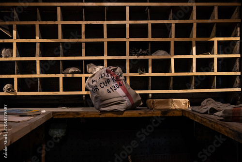 Old mail on the train