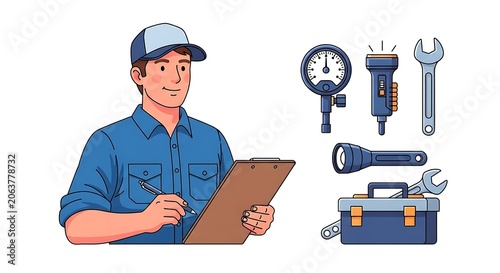 Businessman working with smart home automation technology.