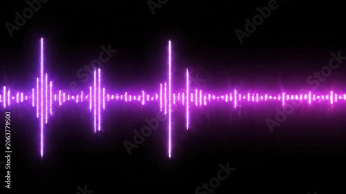 Dynamic Soundwave Visualization: A Journey Through Vivid Colors and Forms Representing the Evolution of Audio Frequencies in Two Striking Frames