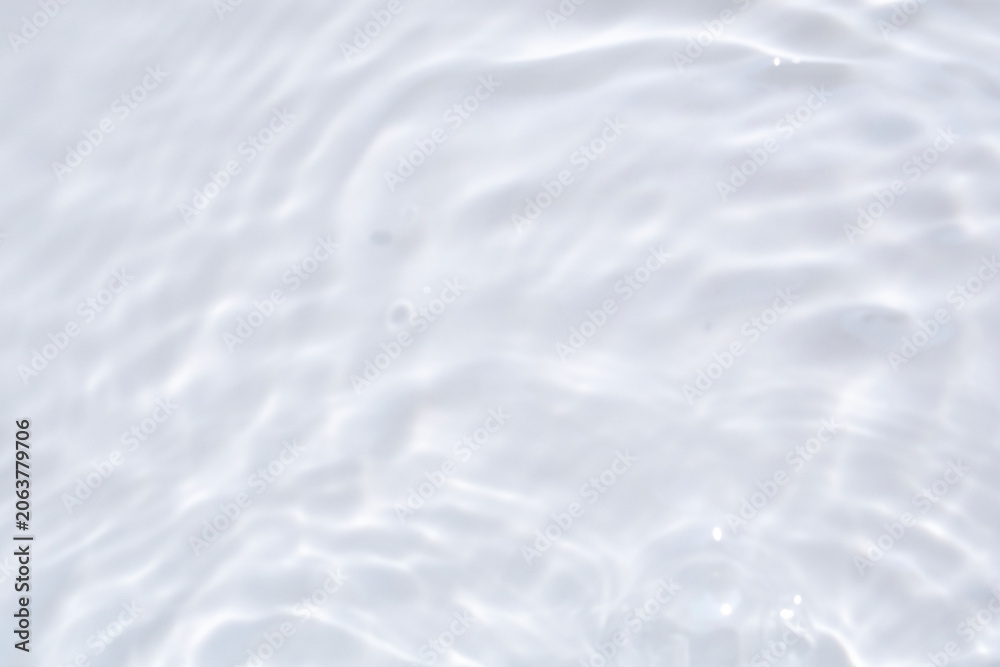 Naklejka premium Abstract white transparent water shadow surface texture natural ripple background
