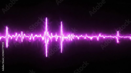 A captivating visual representation of sound waves oscillating between two distinct colors, showcasing the vibrancy and energy of audio in a mesmerizing display.