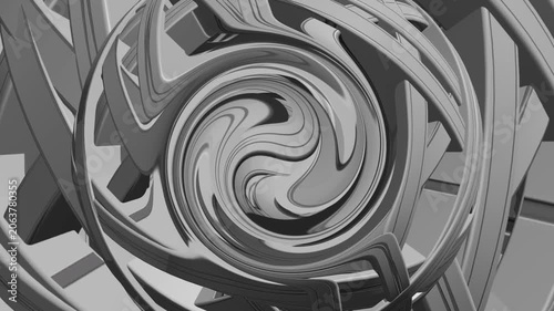 abstract fractal background. motion video for designers	
