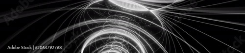 Abstract Geometric Line Patterns VJ Loop, Ultra Wide Tech Stage Visuals for LED Screen Background