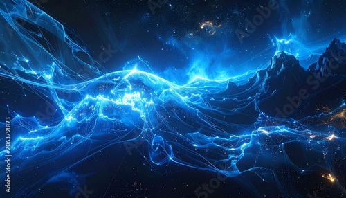 abstract blue background