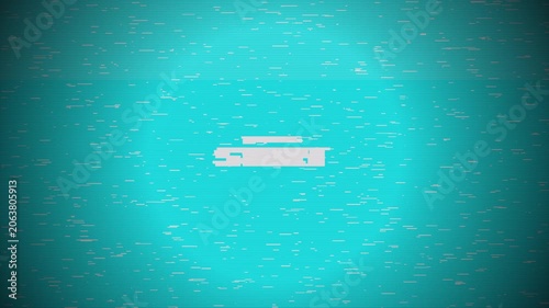 Retro Arcade Glitch Menu Prompt with Analog Signal Distortion 4k video
