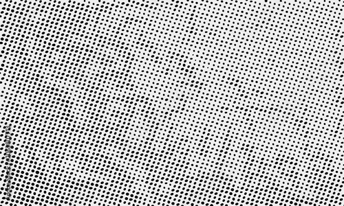 Foto Wavy halftone dots vector background with curved pattern and grainy pointillist texture for modern graphic design artistic layouts professional digital media and contemporary print materials use