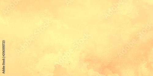 Tableau sur toile Warm beige background with soft watercolor texture and subtle gradient effect fo