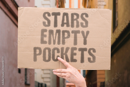 Fotografie "Stars empty pockets" Space exploration lacks funding