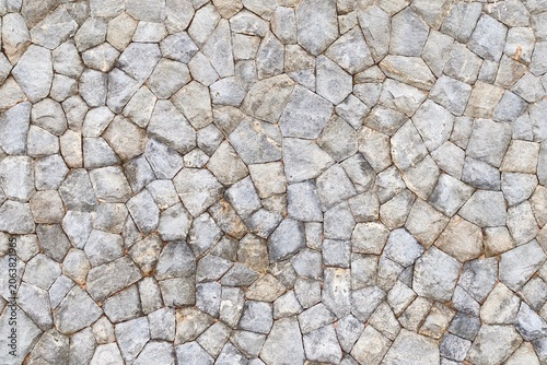 close up of gray stone wall for background.
